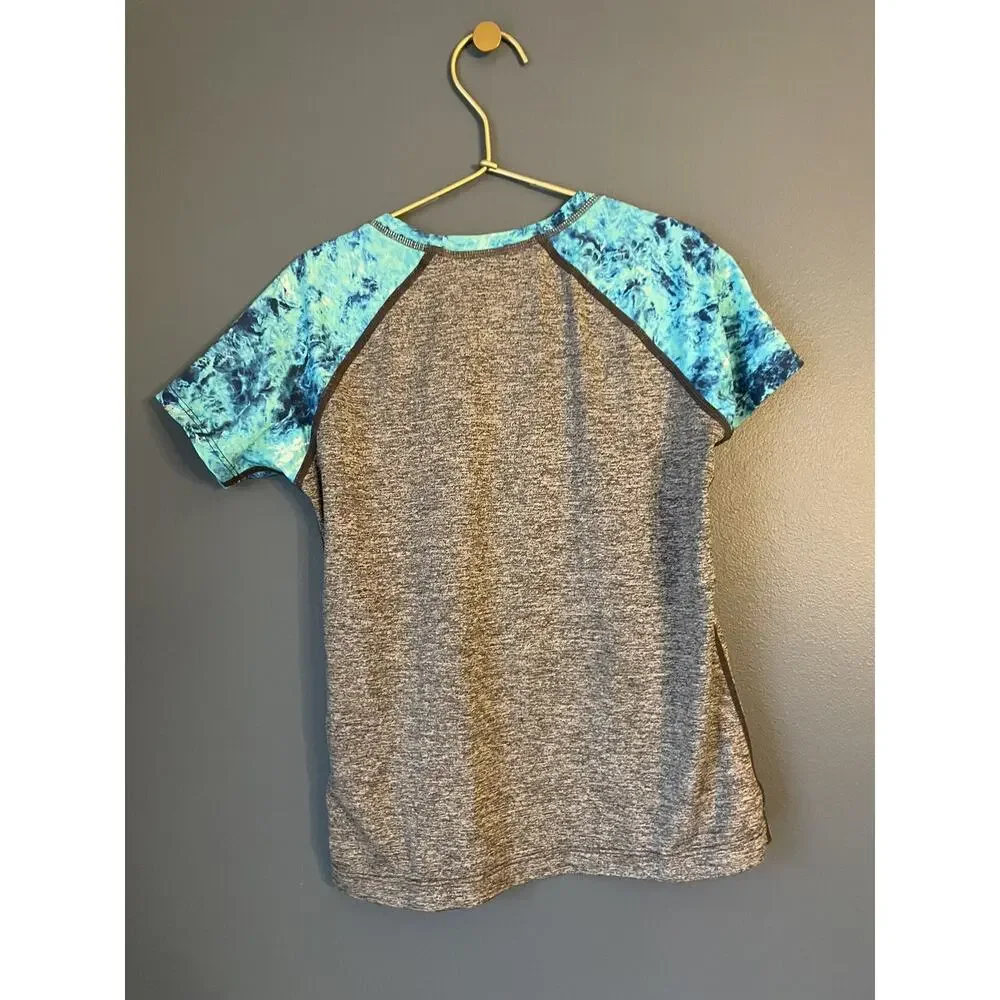 Athleta Girl Marble Short‎ Sleeve Swim shirt